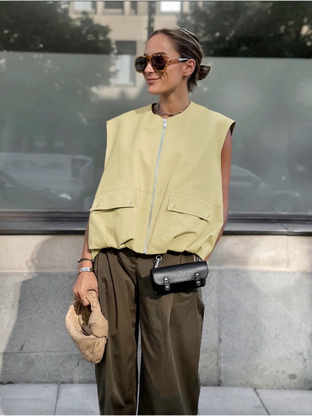 Zara Parachute Style Utility Vest